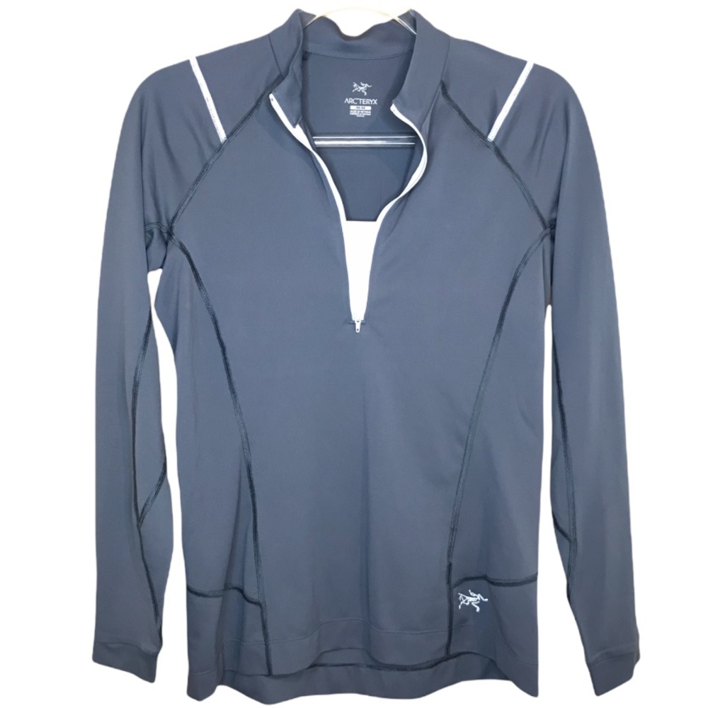 ARC’TERYX Size MEDIUM Gray Half Zipper Long Sleeve
